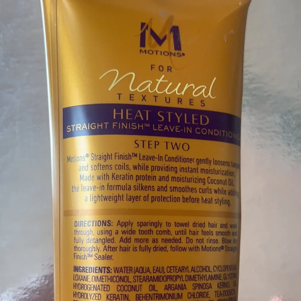 MOTIONS FOR NATURAL TEXTURES LEAVE-IN CONDITIONER COCONUT OIL KERATIN NEW